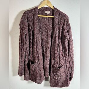 Cape Juby medium woman’s maroon sweater, cardigan